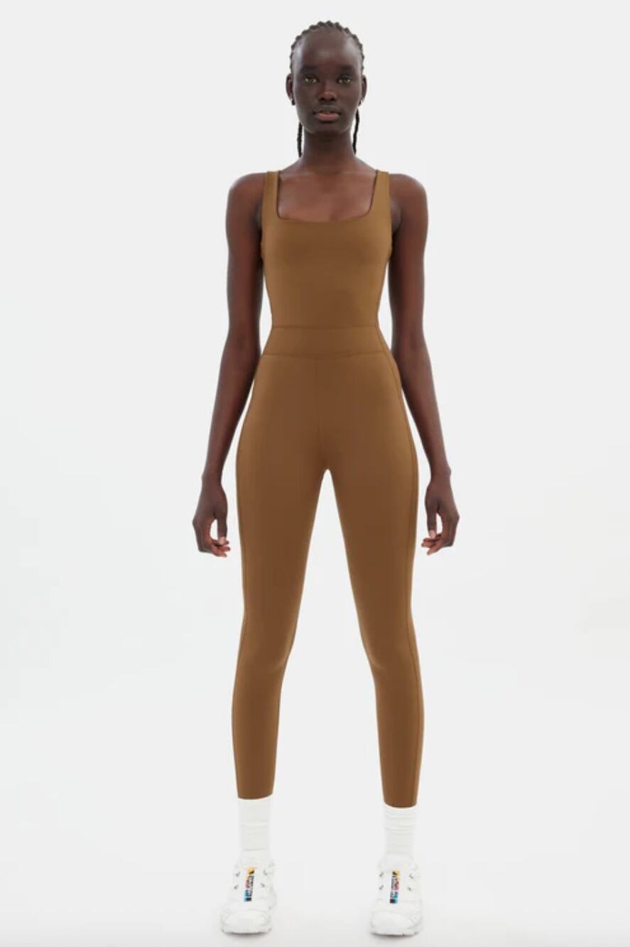 NEW Girlfriend Collective Luxe Paneled Unitard Size XS Athleisure Workout Active